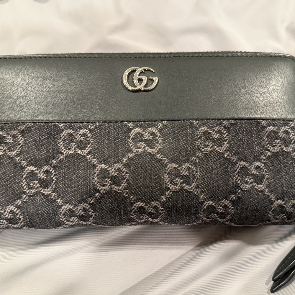 Gucci Black and Gray Clutch